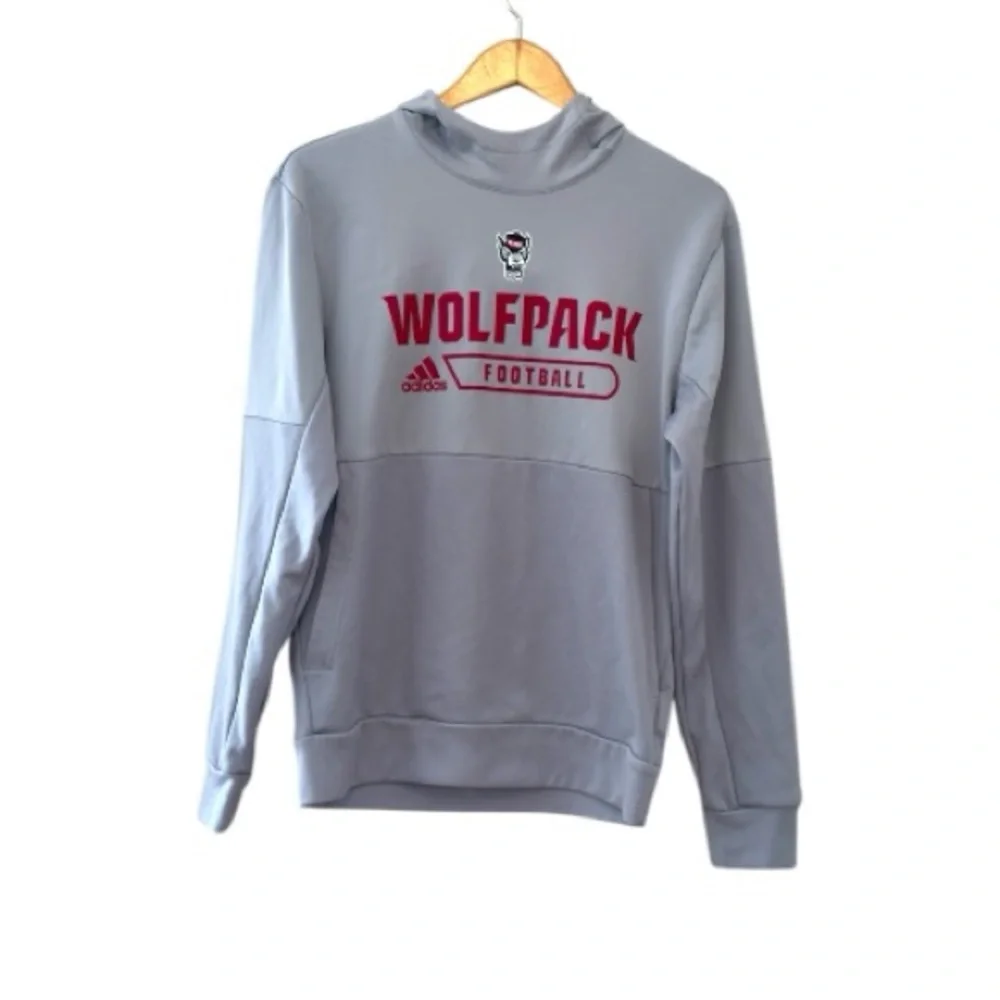 Adidas NC State Wolfpack football‎ hoodie/sweatshirt Sz Medium